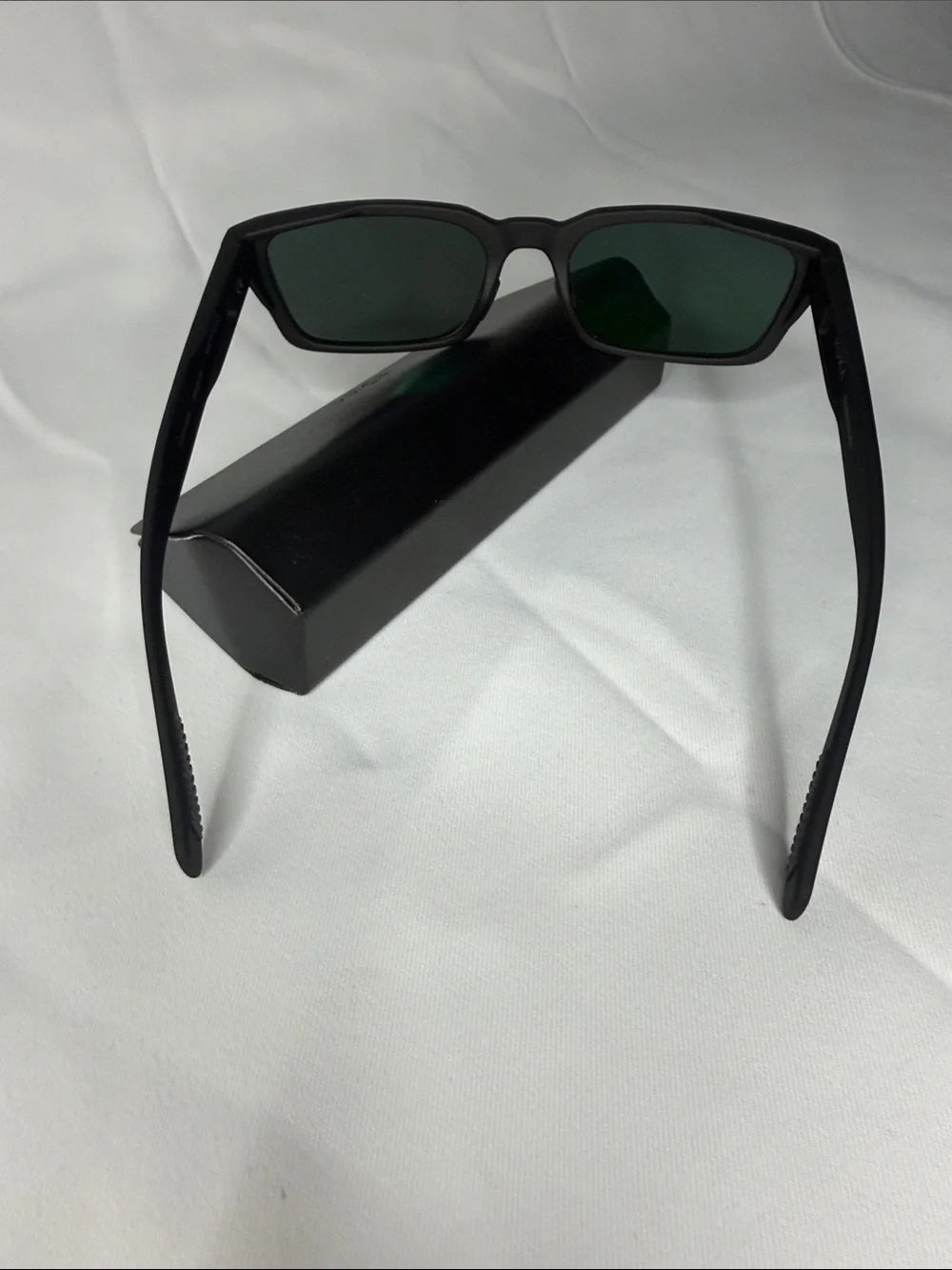 ROKA Matte Black Rectangular Sunglasses